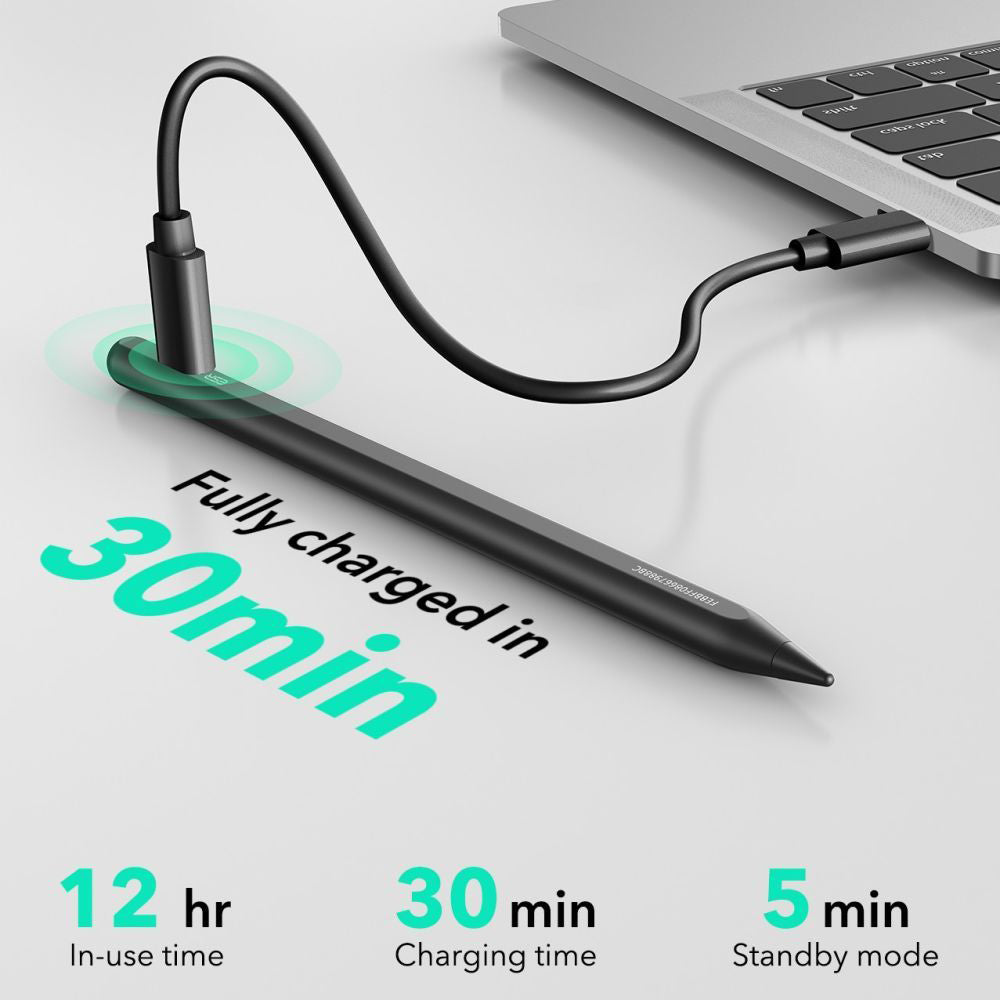 Touch Pen ESR Geo til Apple iPad, Aktiv Version, Sort