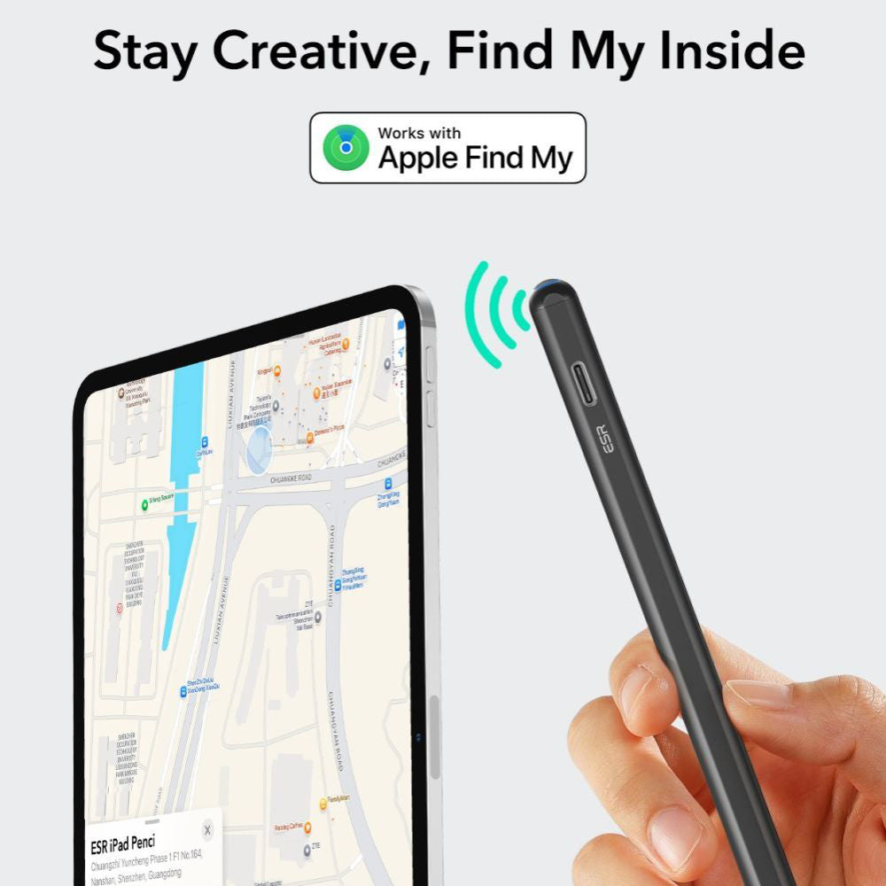 Touch Pen ESR Geo til Apple iPad, Aktiv Version, Sort