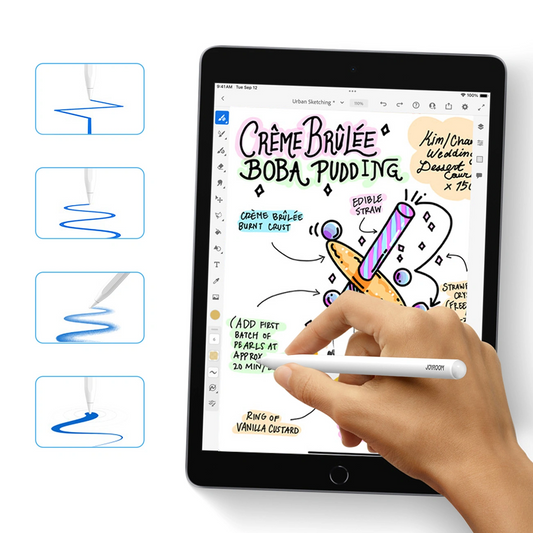 Touch Pen Joyroom JR-X9S Pro til Apple iPad, Aktiv Version, Hvid