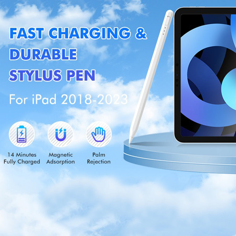 Touch Pen Techsuit AX10-T til Apple iPad, Aktiv Version, Hvid