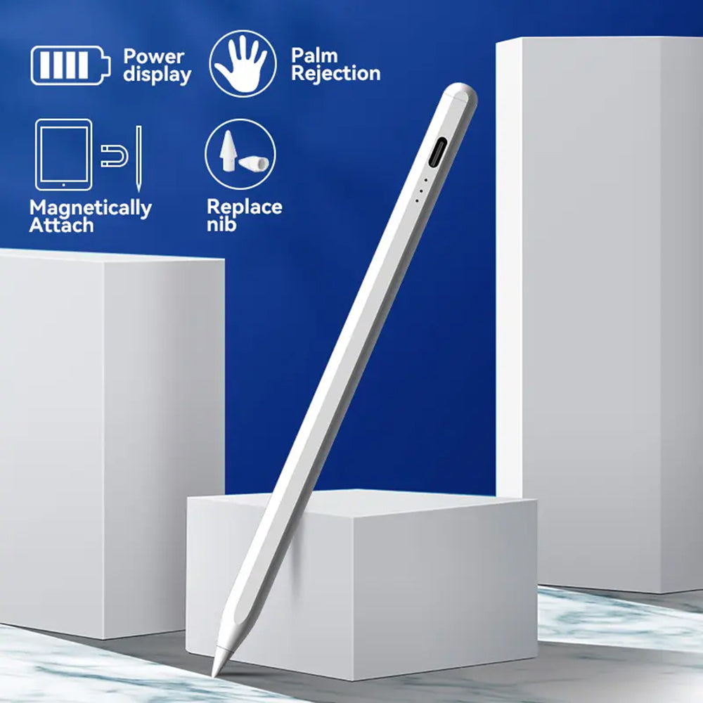 Touch Pen Techsuit JA04 til Apple iPad, Aktiv Version, Hvid