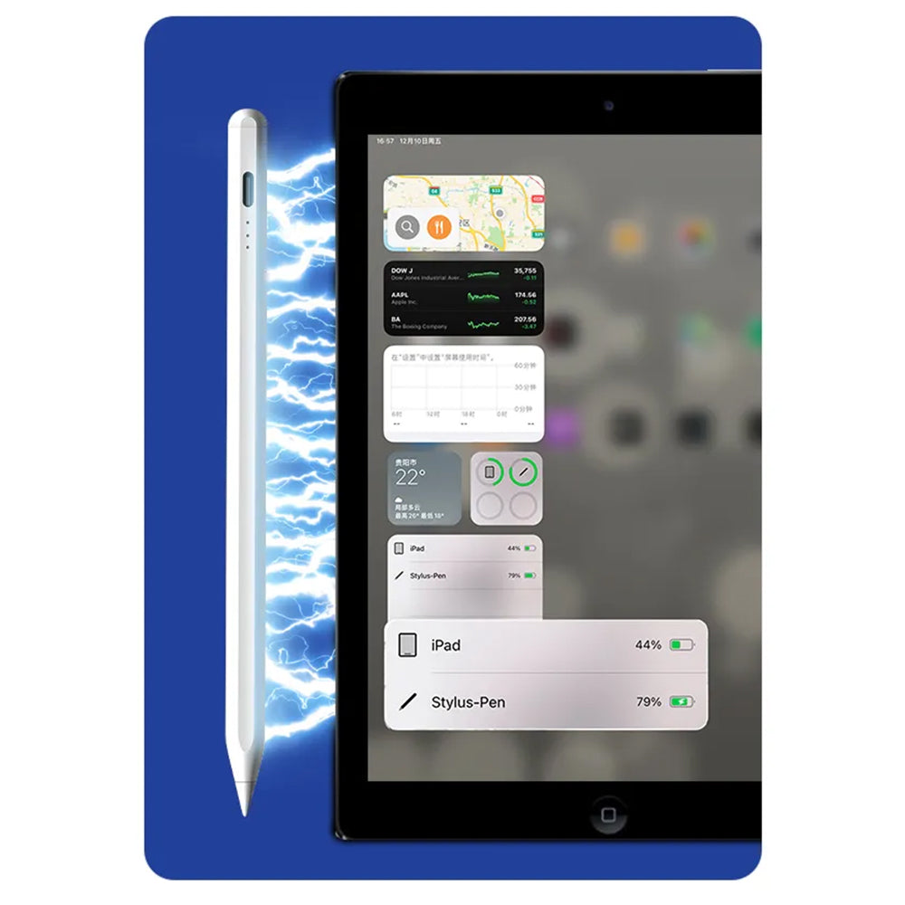 Touch Pen Techsuit JA04 til Apple iPad, Aktiv Version, Hvid
