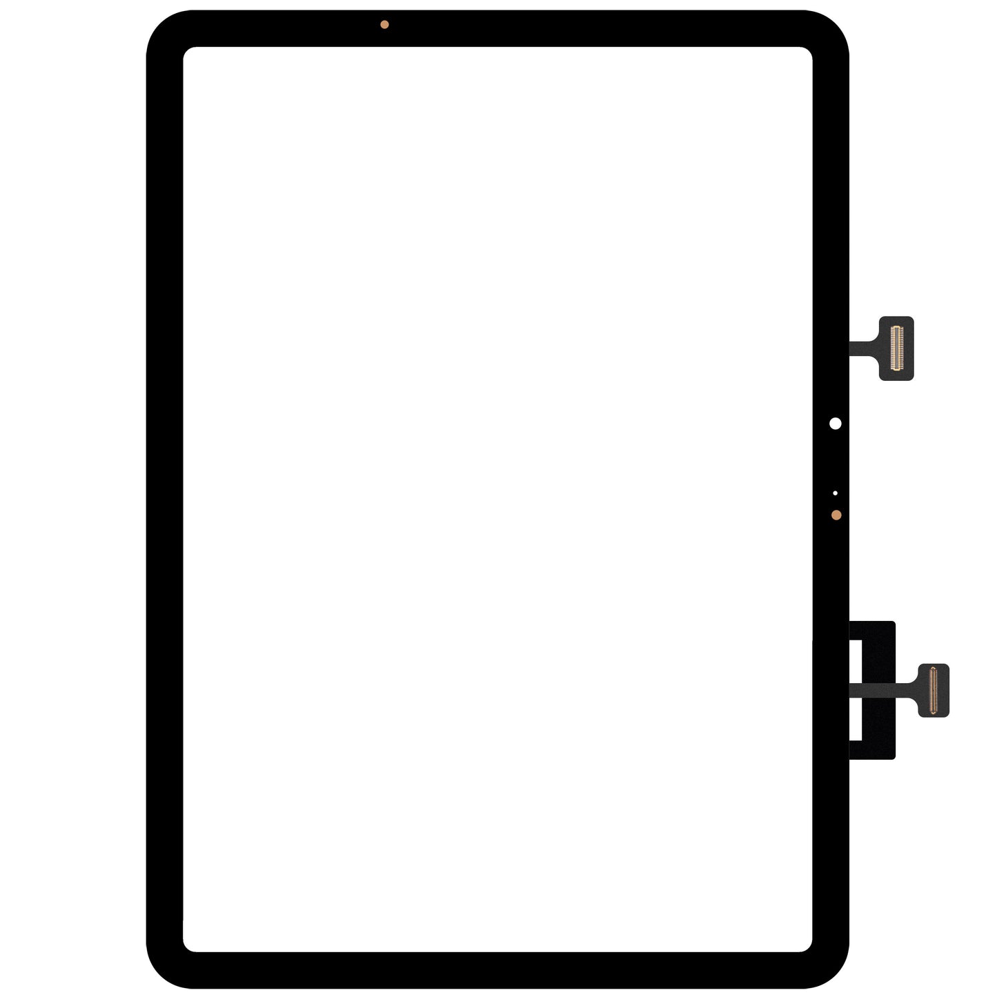 Touchscreen Forward Guard OCA til Apple iPad Air 11 (2024), Sort