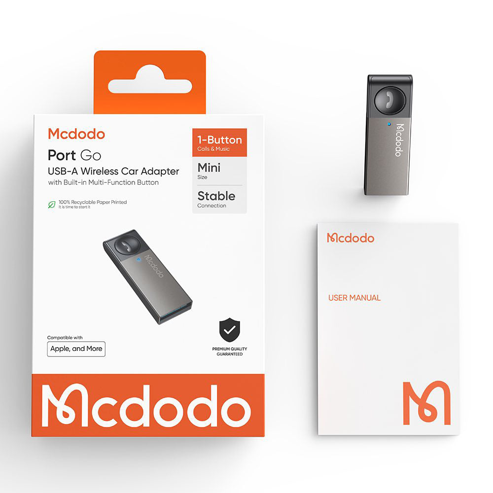 Bluetooth-modtager McDodo OT-8250