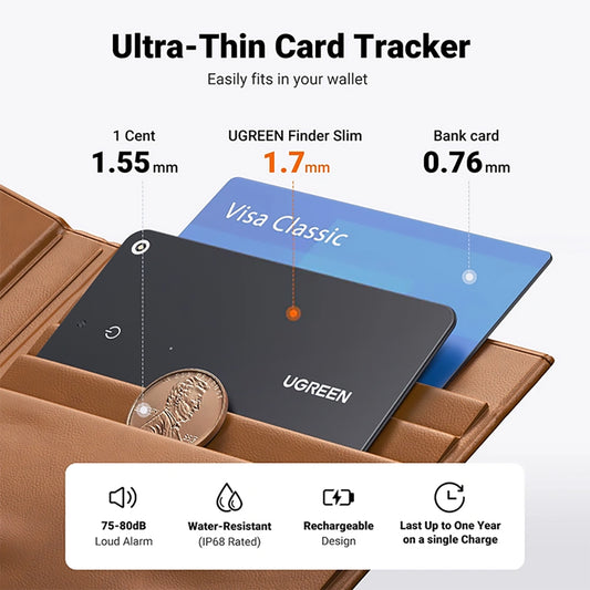 UGREEN SmartTag CM817 til iOS-serien, Sort