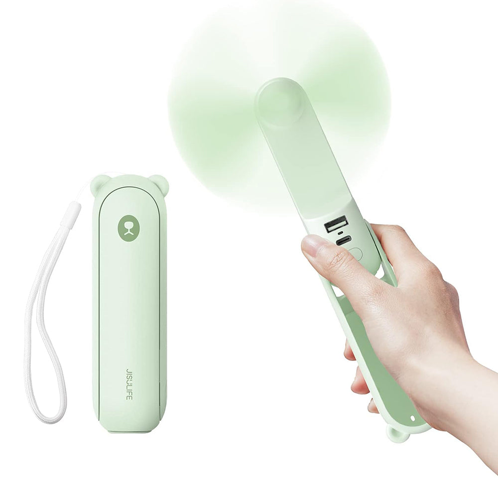 Bærbar Ventilator JisuLife Life8 Plus F8X, Grøn
