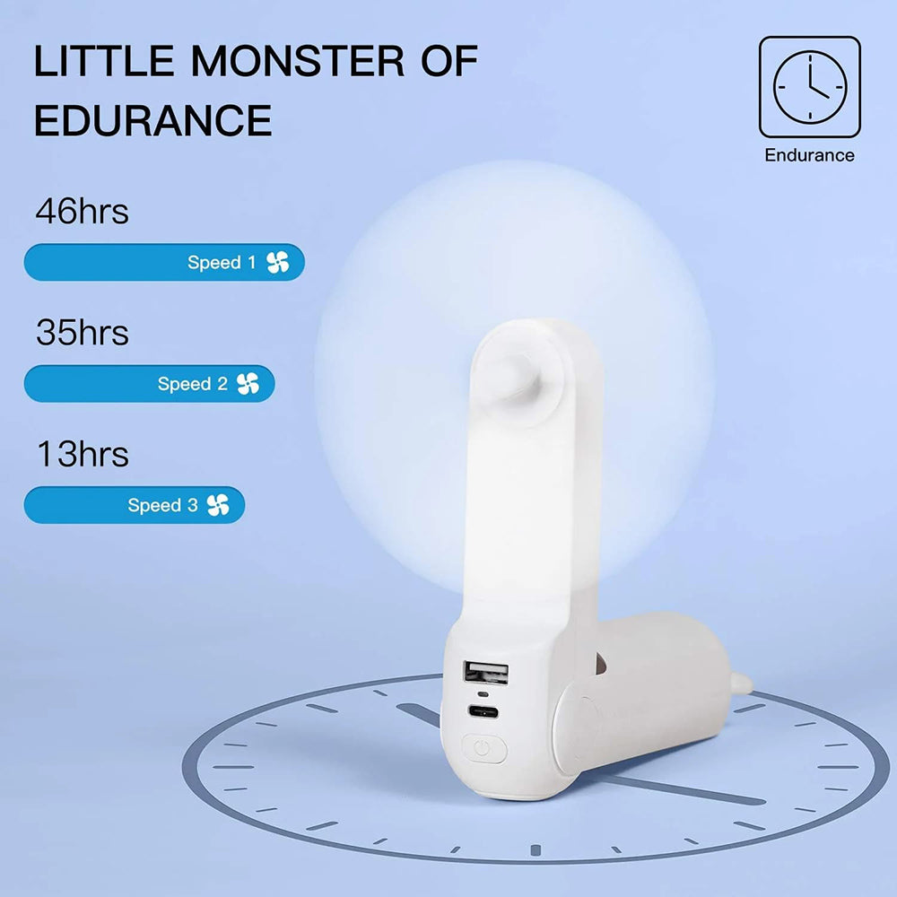 Bærbar Ventilator JisuLife Life8 Plus F8X, Grøn