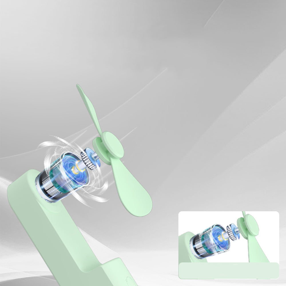 Bærbar ventilator Techsuit HZ001, hvid