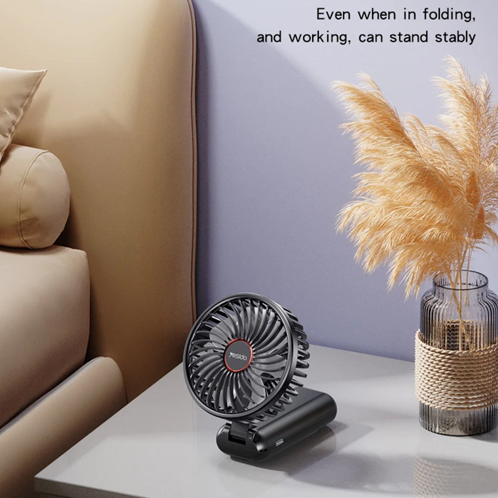 Bærbar Ventilator Yesido YF10, Sort