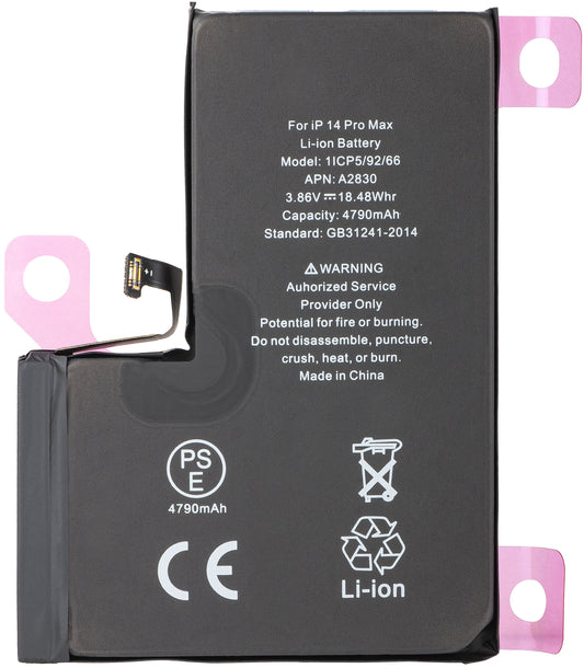 Apple iPhone 14 Pro Max batteri, Diagnostic High Capacity