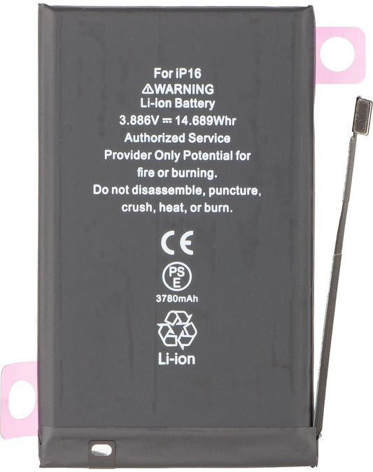 Apple iPhone 16 batteri, høj kapacitet