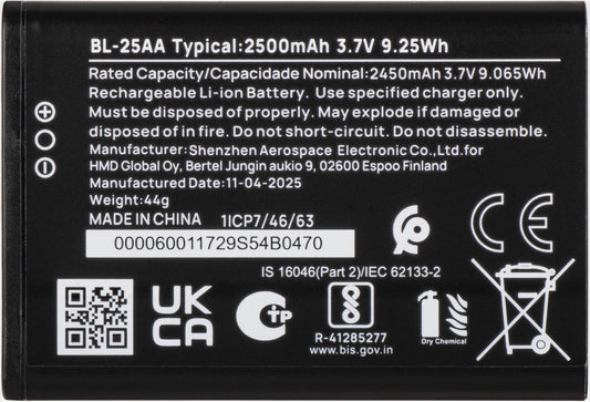 Batteri til HMD 130 Music