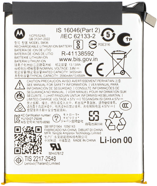 Batteri Motorola Razr 70, SM36, Service Pack SB18F01964