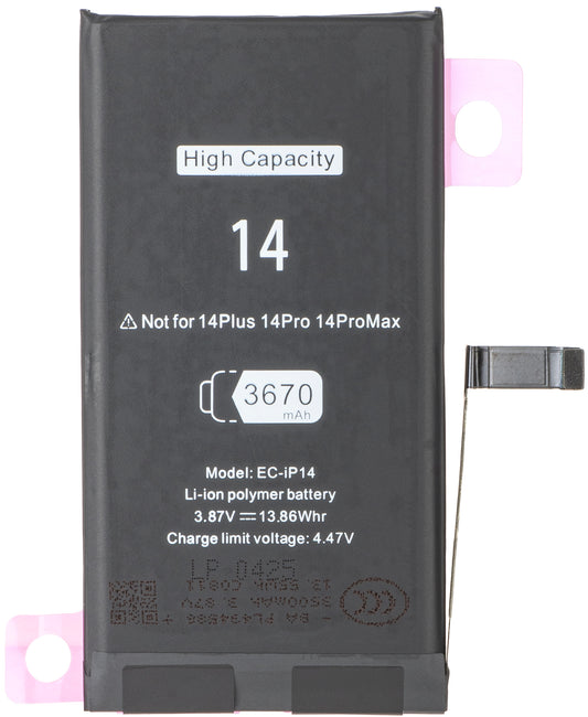 Batteri til Apple iPhone 14, High Capacity