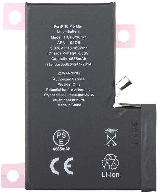 Batteri til Apple iPhone 16 Pro Max