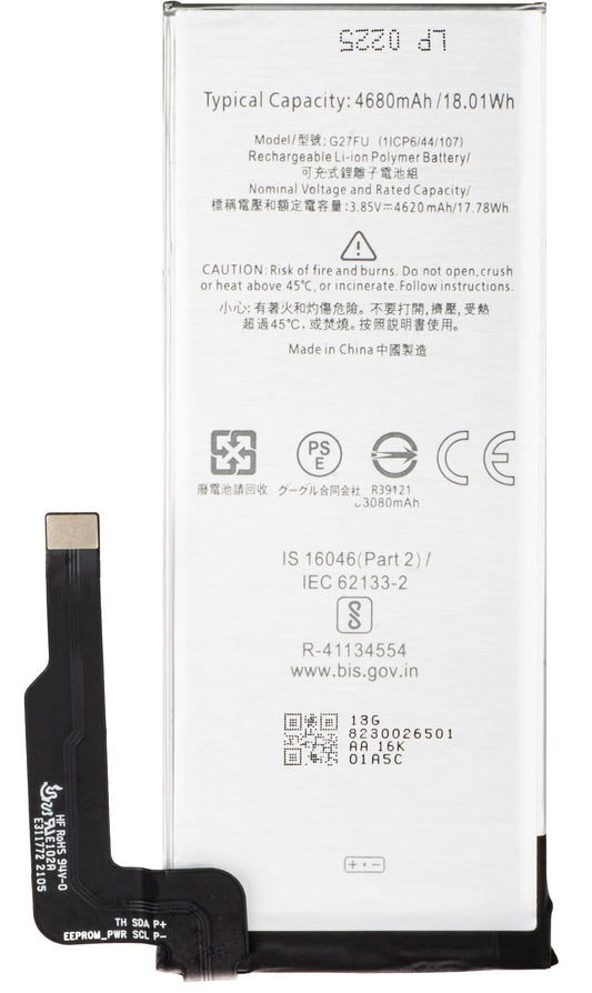 Batteri til Google Pixel 5a 5G, G27FU