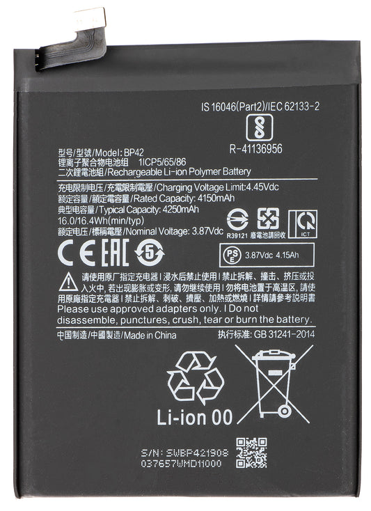 Batteri til Xiaomi Mi 11 Lite 5G / 11 Lite, BP42