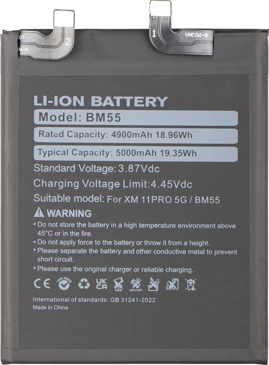 Batteri til Xiaomi Mi 11 Ultra, BM55