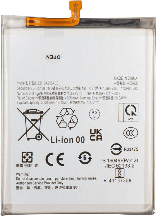 Samsung Galaxy A55 5G A556 / A35 5G A356 / A25 A256 / A54 A546 / A34 A346 batteri, EB-BA256ABS