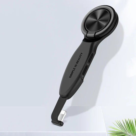 Audioadapter Lightning - 2 x Lightning XO Design NB133, Sort