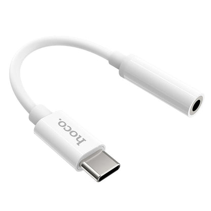 USB-C til 3,5 mm lydadapter HOCO LS30, hvid