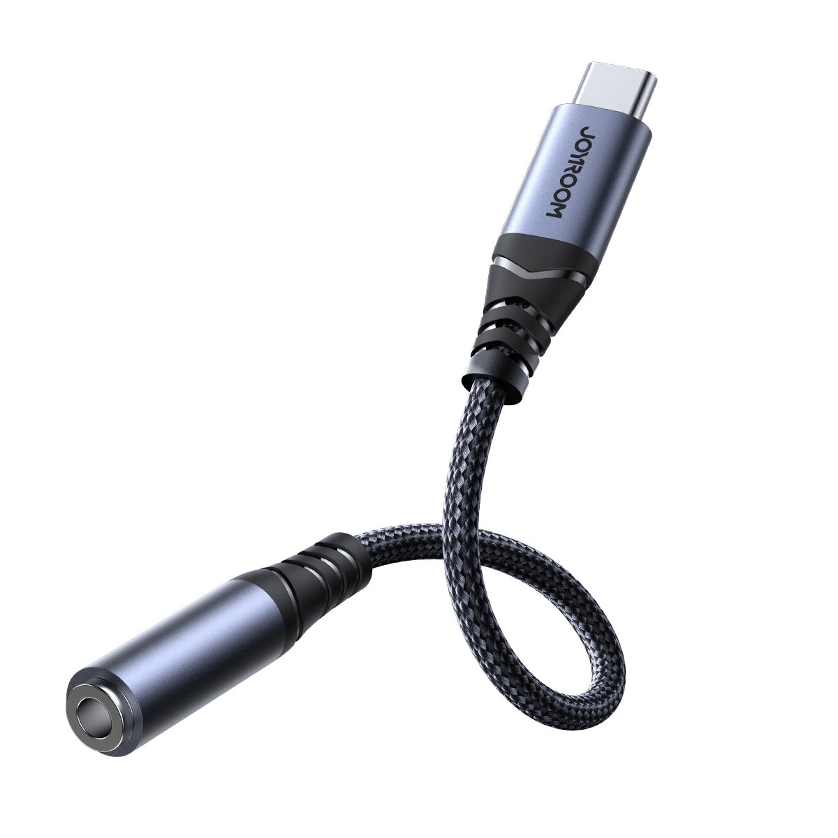 Audioadapter USB-C - 3,5 mm Joyroom SY-C01, Sort