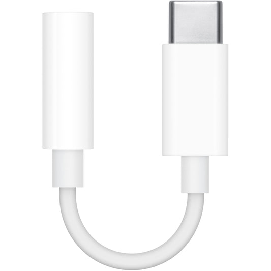 Audioadapter USB-C - 3,5 mm Apple, Hvid MU7E2AM/A