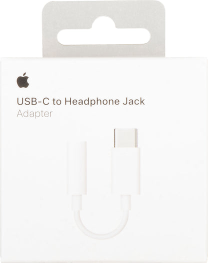Audioadapter USB-C - 3,5 mm Apple, Hvid MU7E2AM/A