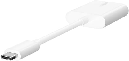 USB-C lydadapter - USB-C / USB-C Belkin RockStar, hvid F7U081btWH