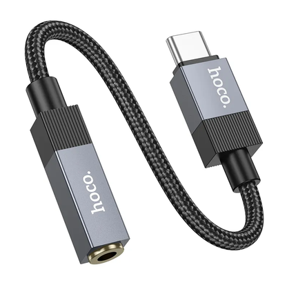 USB-C til 3,5 mm lydadapter HOCO UPA32C, sort