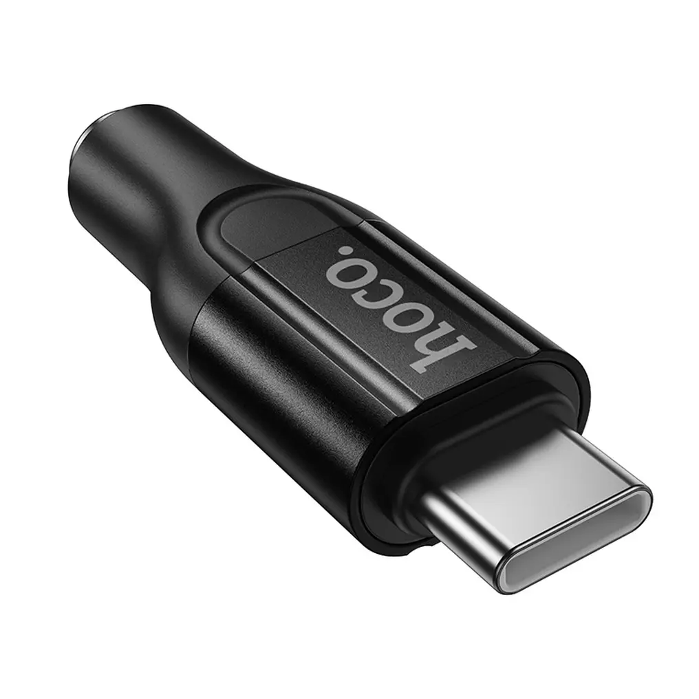 USB-C til 3,5 mm lydadapter HOCO UPA35, sort
