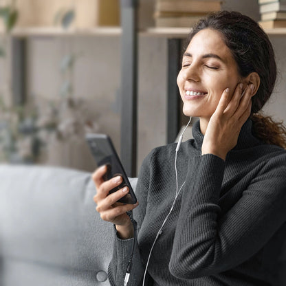 Audioadapter USB-C - 3,5 mm Acefast J12, Sort