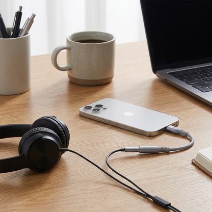 Audioadapter USB-C - 3.5mm Techsuit AC1 SoundFlex, Grå