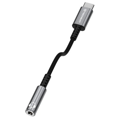Audioadapter USB-C - 3,5 mm Techsuit AC14 SonicPiX, Grå