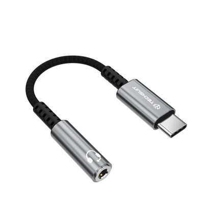 Audioadapter USB-C - 3,5 mm Techsuit AC14 SonicPiX, Grå