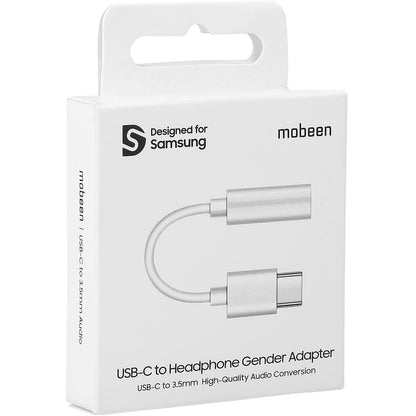 Audioadapter USB-C - 3,5 mm Mobeen by Samsung, Hvid GP-TGU023AEAWW
