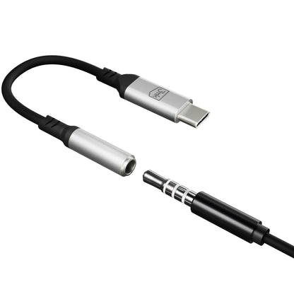 USB-C lydadapter - 3,5 mm 3MK, sølv