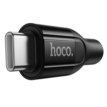 USB-C til 3,5 mm lydadapter HOCO UPA35, sort