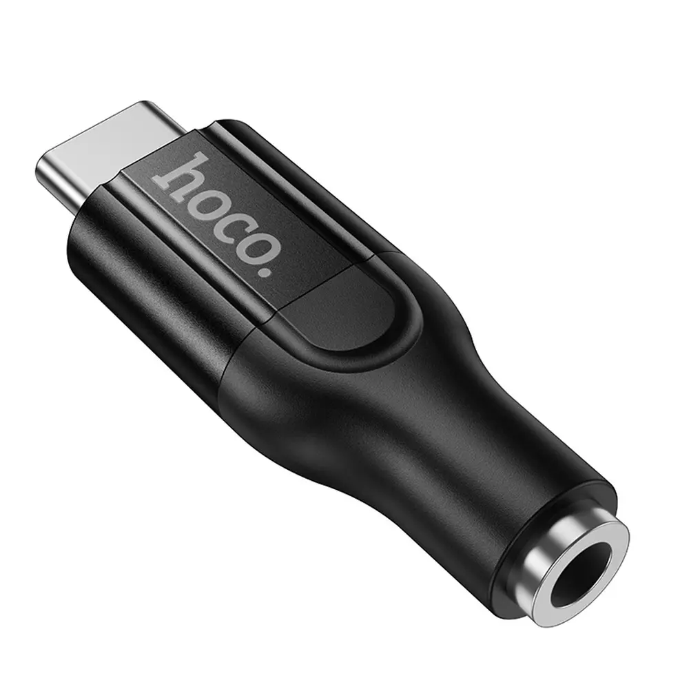 USB-C til 3,5 mm lydadapter HOCO UPA35, sort