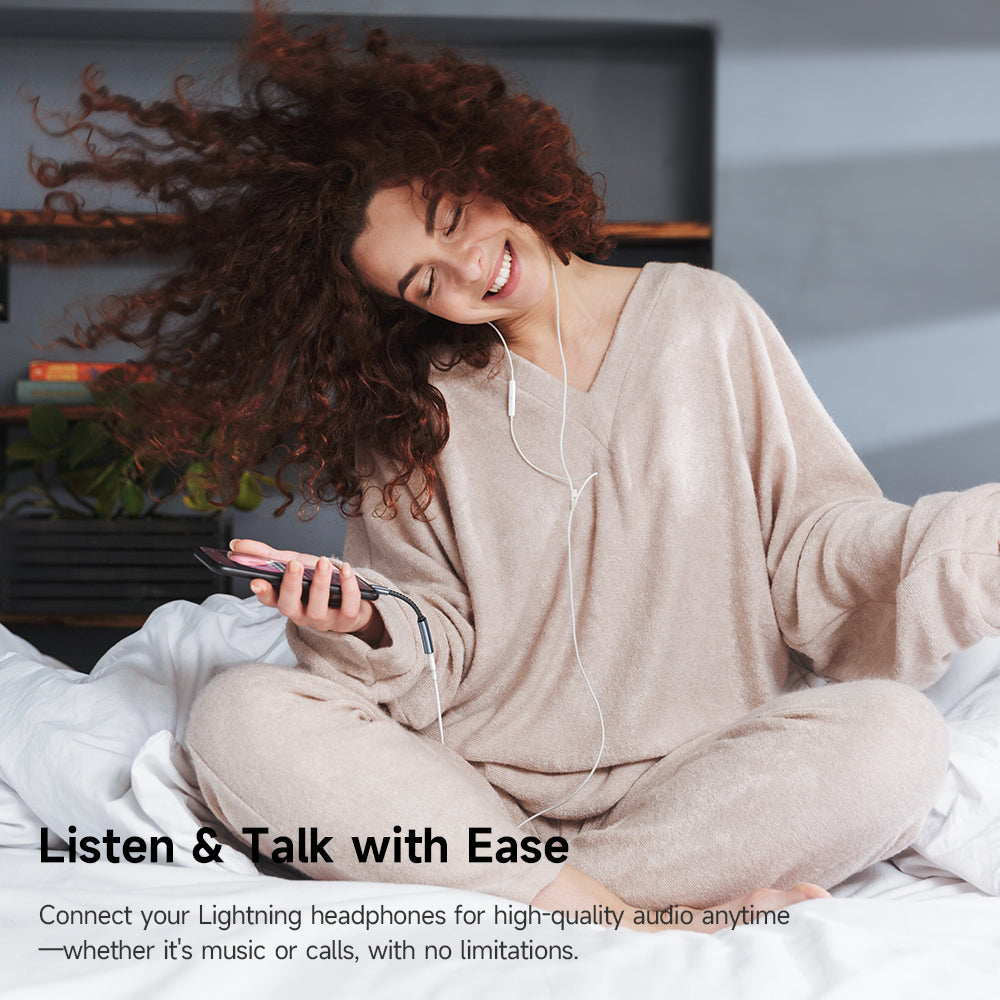 Audioadapter USB-C - Lightning McDodo CA-4870, Grå