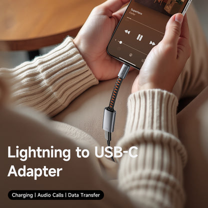 Audioadapter USB-C - Lightning McDodo CA-4870, Grå