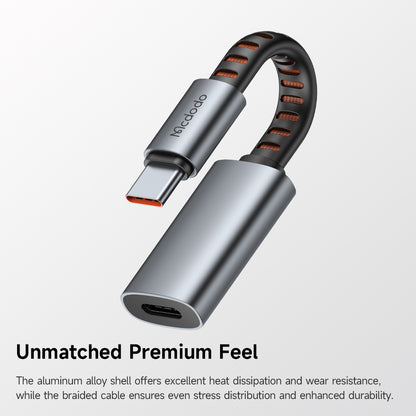 Audioadapter USB-C - Lightning McDodo CA-4870, Grå