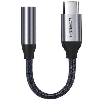 Audioadapter USB-C - 3,5 mm UGREEN AV142, Grå