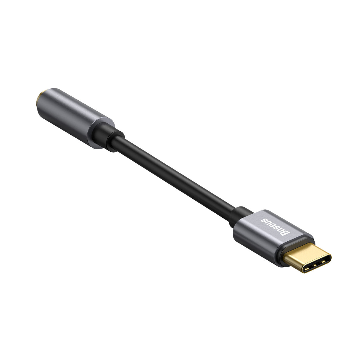 Lydadapter 3,5 mm - USB-C Baseus L54, grå CATL54-0G