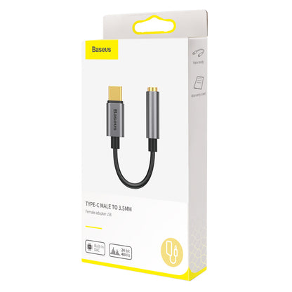 Lydadapter 3,5 mm - USB-C Baseus L54, grå CATL54-0G