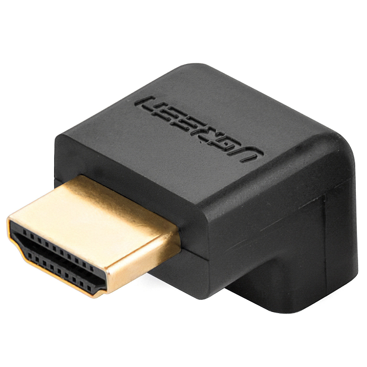 Videoadapter UGREEN HD112 Down Angle, HDMI - HDMI, 4K, Sort