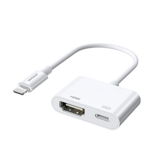 Audio- og videoadapter Lightning - HDMI / Lightning Joyroom S-H141, Hvid