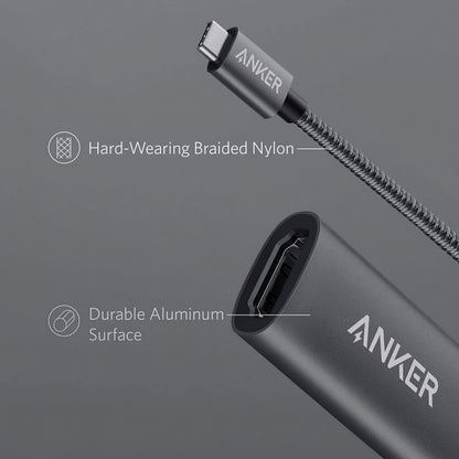 Audio- og videoadapter USB-C - HDMI Anker PowerExpand+, Grå A83120A1