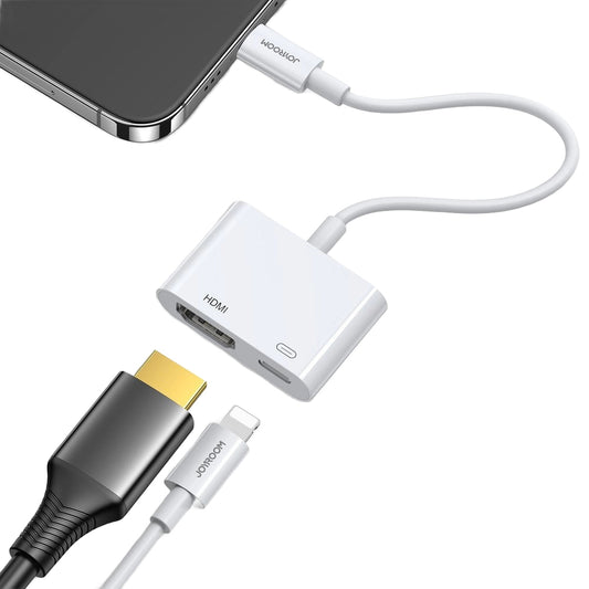 Audio- og videoadapter Lightning - HDMI / Lightning Joyroom S-H141, Hvid