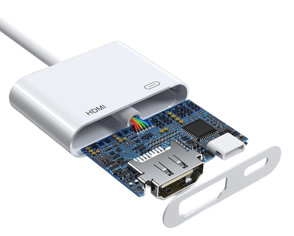 Audio- og videoadapter Lightning - HDMI / Lightning Joyroom S-H141, Hvid